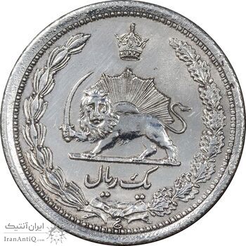 سکه 1 ریال 1310 - AU50 - رضا شاه
