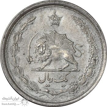 سکه 1 ریال 1313 - AU55 - رضا شاه