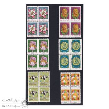 مجموعه تمبرهای یادگاری سال 1352 - بلوک - محمد رضا شاه