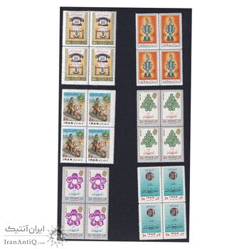 مجموعه تمبرهای یادگاری سال 1354 - بلوک - محمد رضا شاه