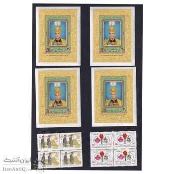 مجموعه تمبرهای یادگاری سال 1355 - بلوک - محمد رضا شاه