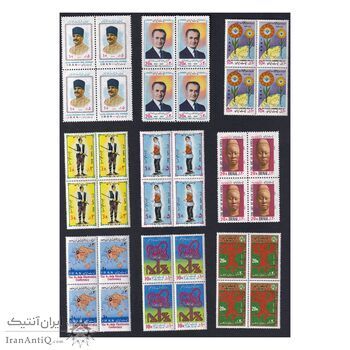 مجموعه تمبرهای یادگاری سال 1356 - بلوک - محمد رضا شاه