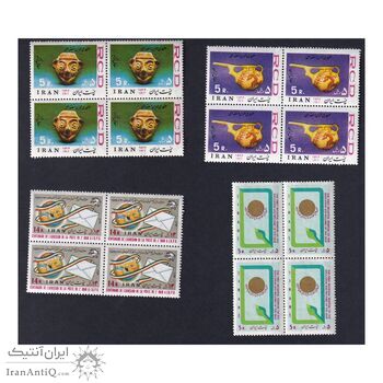 مجموعه تمبرهای یادگاری سال 1356 - بلوک - محمد رضا شاه