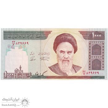 اسکناس 1000 ریال (نمازی - نوربخش) - تک - UNC - جمهوری اسلامی