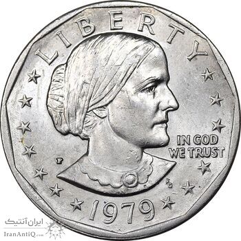 سکه یک دلار 1979P سوزان آنتونی - MS62 - آمریکا