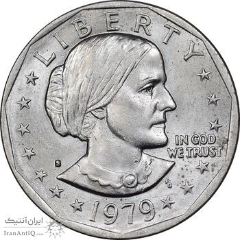 سکه یک دلار 1979S سوزان آنتونی - MS62 - آمریکا سکه یک دلار 1979S سوزان آنتونی - MS62 - آمریکا