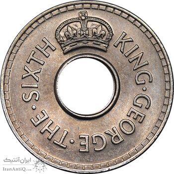 سکه 1/2 پنی 1952 جرج ششم - MS63 - فیجی