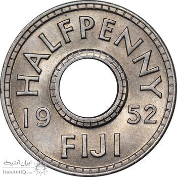 سکه 1/2 پنی 1952 جرج ششم - MS63 - فیجی