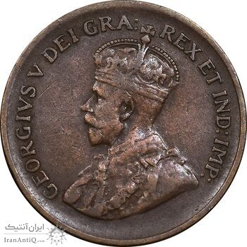 سکه 1 سنت 1936 جرج پنجم - EF45 - کانادا سکه 1 سنت 1936 جرج پنجم - EF45 - کانادا