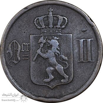 سکه 2 اوره 1889 اسکار دوم - EF40 - نروژ