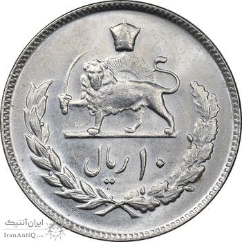 سکه 10 ریال 1353 - MS61 - محمد رضا شاه سکه 10 ریال 1353 - MS61 - محمد رضا شاه