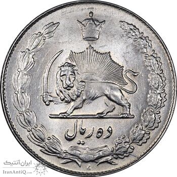 سکه 10 ریال 1336 - MS63 - محمد رضا شاه