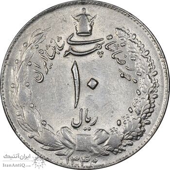 سکه 10 ریال 1340 - AU58 - محمد رضا شاه
