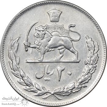 سکه 20 ریال 1352 عددی - AU58 - محمد رضا شاه سکه 20 ریال 1352 عددی - AU58 - محمد رضا شاه