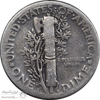 سکه 1 دایم 1926S مرکوری - VF35 - آمریکا