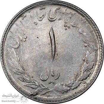 سکه 1 ریال 1331 مصدقی - MS61 - محمد رضا شاه