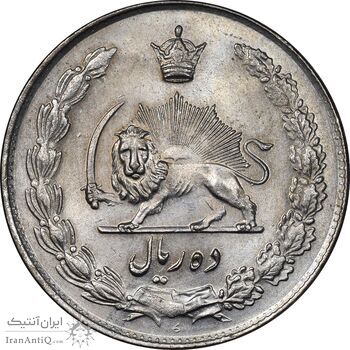 سکه 10 ریال 1344 - MS62 - محمد رضا شاه