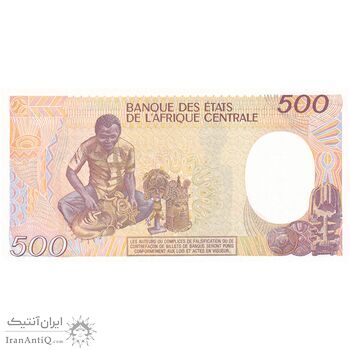 اسکناس 500 فرانک 1990 جمهوری خلق - تک - UNC64 - کنگو