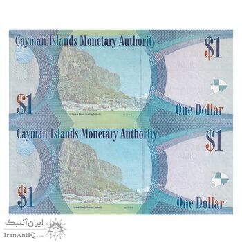 اسکناس 1 دلار 2010 الیزابت دوم - جفت - UNC63 - جزایر کیمن