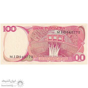 اسکناس 100 روپیه 1984 جمهوری - تک - UNC63 - اندونزی