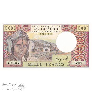 اسکناس 1000 فرانک بدون تاریخ (1991-2005) جمهوری - DMH - تک - UNC63 - جیبوتی