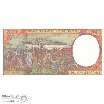 اسکناس 2000 فرانک 2000 - تک - UNC63 - آفریقای مرکزی (چاد)