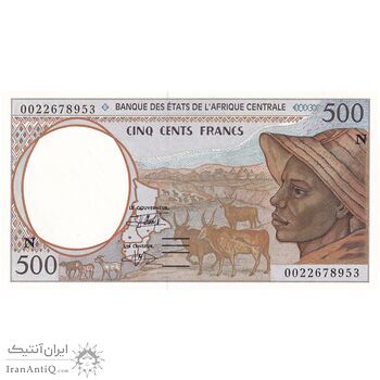 اسکناس 500 فرانک 2000 - تک - UNC63 - آفریقای مرکزی (گینه استوایی)