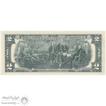 اسکناس 2 دلار 2017 جمهوری فدرال - B (نیویورک) - تک - UNC62 - آمریکا