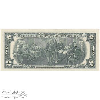 اسکناس 2 دلار 2017 جمهوری فدرال - L (سان فرانسیسکو) - تک - UNC62 - آمریکا