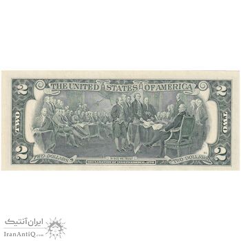 اسکناس 2 دلار 2013 جمهوری فدرال - L (سان فرانسیسکو) - تک - UNC62 - آمریکا