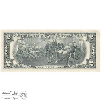 اسکناس 2 دلار 2003 جمهوری فدرال - H (سنت لوئیس) - تک - UNC62 - آمریکا