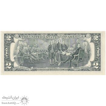 اسکناس 2 دلار 2003 جمهوری فدرال - A (بوستون) - تک - UNC62 - آمریکا