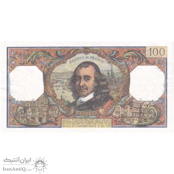 اسکناس 100 فرانک 1978 جمهوری پنجم - تک - UNC62 - فرانسه