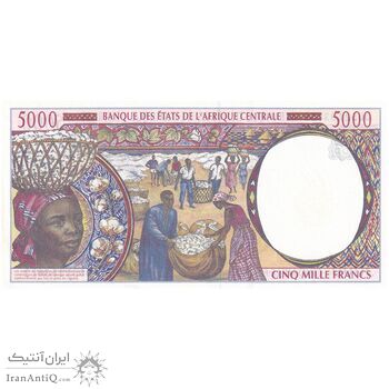 اسکناس 5000 فرانک 2000 - تک - UNC61 - آفریقای مرکزی (گینه استوایی)