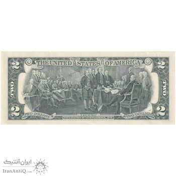 اسکناس 2 دلار 2013 جمهوری فدرال - L (سان فرانسیسکو) - تک - UNC61 - آمریکا