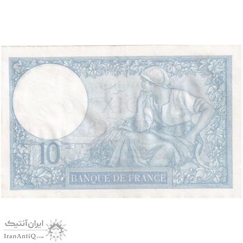 اسکناس 10 فرانک 1940 جمهوری سوم - تک - UNC61 - فرانسه