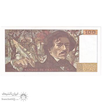 اسکناس 100 فرانک 1978 جمهوری پنجم - تک - AU - فرانسه