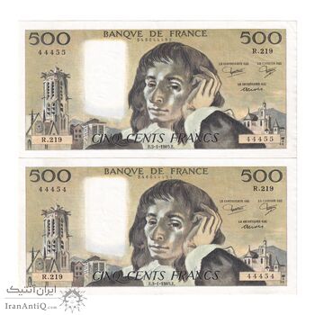 اسکناس 100 فرانک 1985 جمهوری پنجم - جفت - AU - فرانسه