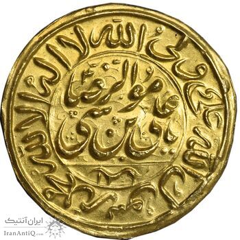 سکه طلا پولکی امام رضا (ع) - ضرب مشهد - UNC - قاجار