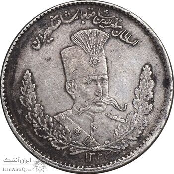 سکه 2000 دینار 1323 تصویری - EF45 - مظفرالدین شاه سکه 2000 دینار 1323 تصویری - EF45 - مظفرالدین شاه