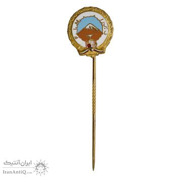 نشان سوزنی فدراسیون کوه نوردی ایران - AU - محمد رضا شاه