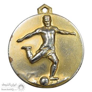مدال آویز ورزشی فوتبال ناشنوایان - EF - محمد رضا شاه مدال آویز ورزشی فوتبال ناشنوایان - EF - محمد رضا شاه