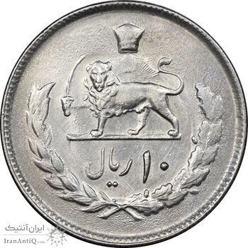 سکه 10 ریال 1353 - AU58 - محمد رضا شاه سکه 10 ریال 1353 - AU58 - محمد رضا شاه