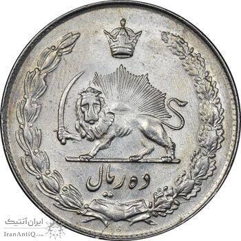 سکه 10 ریال 1342 - AU55 - محمد رضا شاه