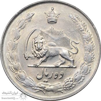 سکه 10 ریال 1335 - MS61 - محمد رضا شاه