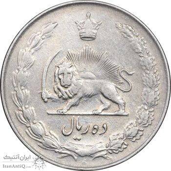 سکه 10 ریال 1335 - EF45 - محمد رضا شاه