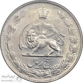 سکه 5 ریال 1352 آریامهر - AU55 - محمد رضا شاه سکه 5 ریال 1352 آریامهر - AU55 - محمد رضا شاه