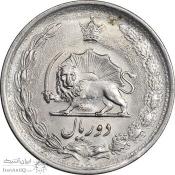 سکه 2 ریال 1354 - MS61 - محمد رضا شاه سکه 2 ریال 1354 - MS61 - محمد رضا شاه