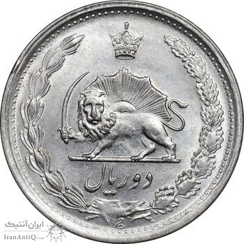 سکه 2 ریال 1354 - MS61 - محمد رضا شاه سکه 2 ریال 1354 - MS61 - محمد رضا شاه