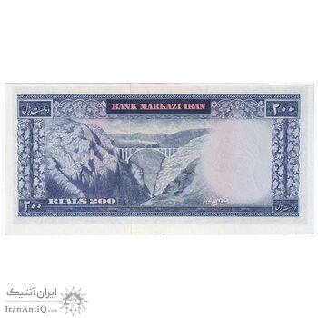 اسکناس 200 ریال (آموزگار - سمیعی) نوشته قرمز - ارور کادر - تک - UNC62 - محمد رضا شاه اسکناس 200 ریال (آموزگار - سمیعی) نوشته قرمز - ارور کادر - تک - UNC62 - محمد رضا شاه